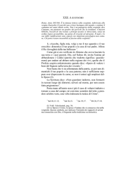 Lettera 22 - A Eustochio - Monastero Clarisse Eremite