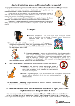 Opuscolo Anche il migliore amico