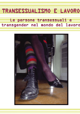 Transessualismo e lavoro