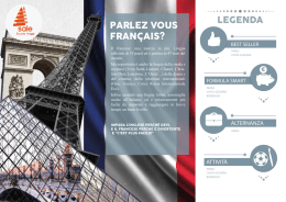 brochure francese - Sale Scuola Viaggi