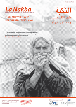 versione italiana della mostra della Nakba.