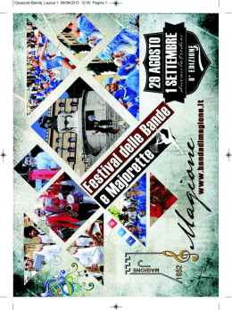 Opuscolo Banda&Layout 1 09/08/2013 12:05 Pagina 1