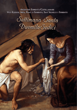 Opuscolo itinerari Processioni Settimana Santa 2016 Penisola