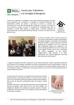 Scarica il nostro opuscol - Centro per il Bambino e la Famiglia