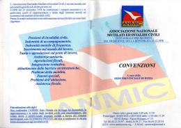 Opuscolo delle convenzioni