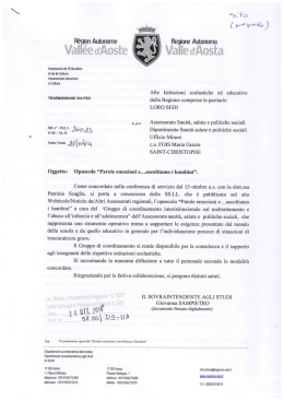 Opuscolo &ldquo;Parole emozioni e...ascoltiamo i bambini&rdquo;