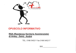 OPUSCOLO INFORMATIVO