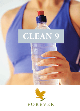 Clean 9 Brochure - Aloe Vera Forever Benessere Naturale
