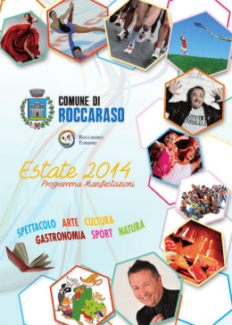 Programma Manifestazioni Estate 2014 (opuscolo)