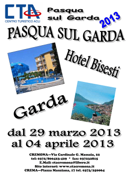 Depliant Pasqua sul Garda - 2013.pub