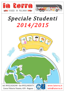 Speciale Studenti - La Terra