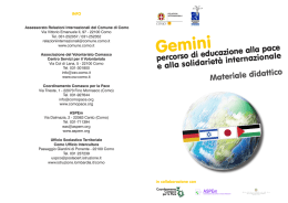 Opuscolo didattico dedicato alle insegnanti