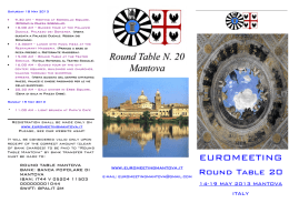 Opuscolo in stile classico - Round Table International