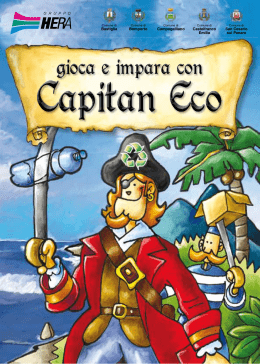 L`opuscolo "Gioca e impara con Capitan Eco"