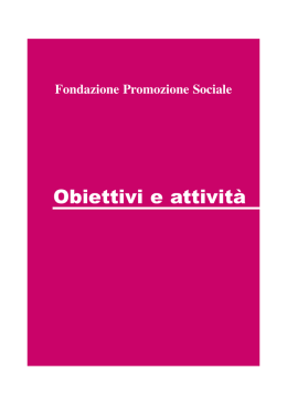 opuscolo obiettivi 2010