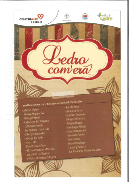 Opuscolo Ledro com`era