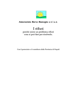 I rifiuti - Educarsi al futuro