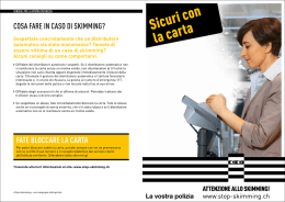 Opuscolo informativo pieghevole