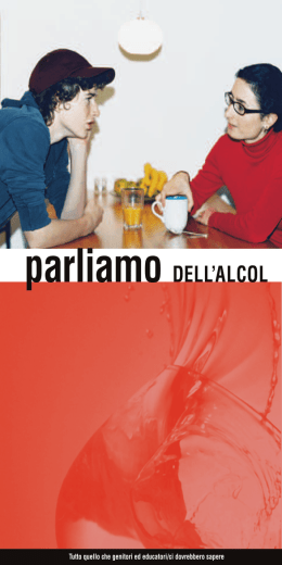 parliamo dell`alcol