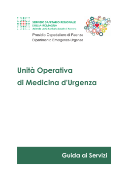Unità Operativa di Medicina d`Urgenza - AUSL Romagna