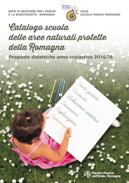 Catalogo proposte didattiche per la Scuola A.S. 2014/2015