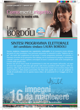 scarica brochure - Laura Bordoli sindaco