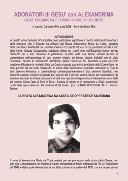 Scarica opuscolo per adorazioni
