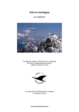 Volo in montagna - AeroClub Valle d`Aosta