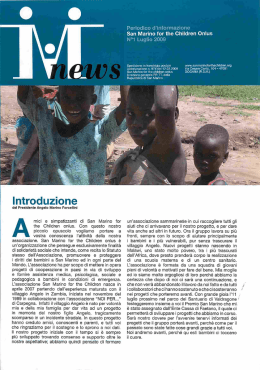 Introduzione - San Marino for the children