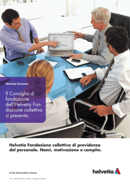 Il Consiglio di fondazione dell`Helvetia Fon