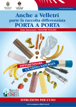 Istruzioni per l`uso