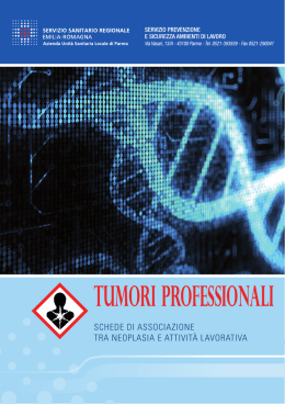 tumori professionali - Regione Emilia Romagna