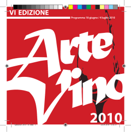 vi edizione - ArteVino 2010