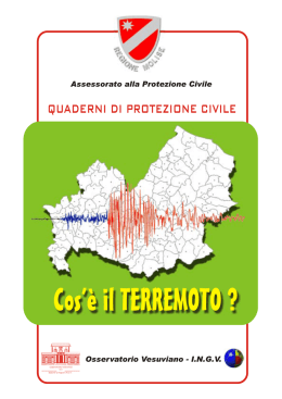 opuscolo rischio sismico - Osservatorio Vesuviano