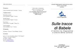 Opuscolo corso - USP di Vicenza