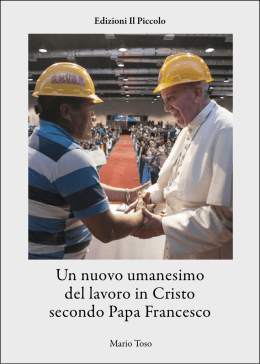 Un nuovo umanesimo del lavoro in cristo secondo