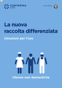 Opuscolo &ndash; La nuova raccolta differenziata
