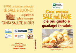 17 giugno Opuscolo panificatori per meno sale nel