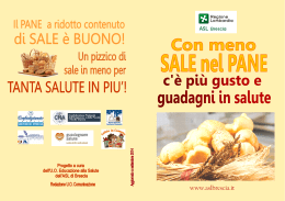 29_09 Opuscolo panificatori per meno sale nel pane