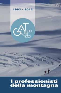 Ventesimo anniversario delle Guide Alpine Ticino