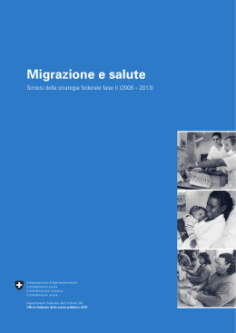 Migrazione e salute 2008 – 2013