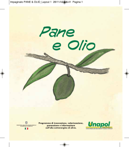 PANE E OLIO - Apooat Soc. Coop. arl | Associazione Produttori
