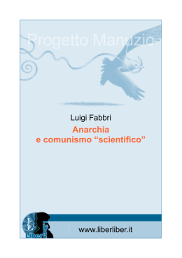 Anarchia e comunismo “scientifico”