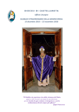 Vademecum celebrazione giubilare parrocchiale