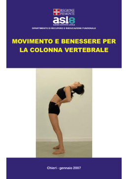 movimento e benessere per la colonna vertebrale