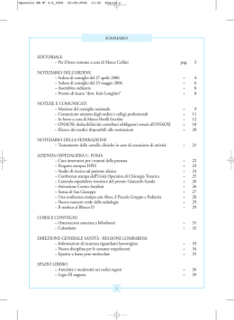 Opuscolo MN N&Acirc;&deg; 3-4_2006 - Ordine dei Medici Chirurghi e