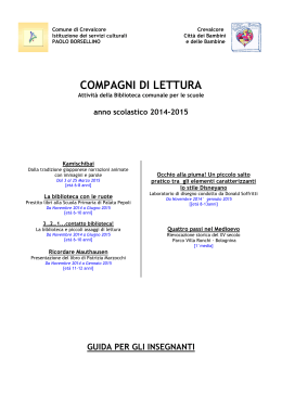 Compagni di lettura 2014-2015