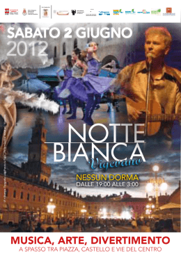 Notte Bianca OPUSCOLO 2012 pubb