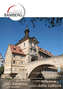 Depli&aacute;nt di citt&agrave; Bamberga