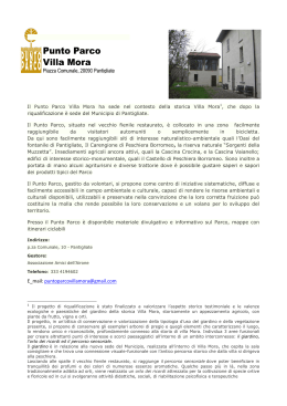 Scheda presentazione - Il sito delle associazioni di Milano e provincia